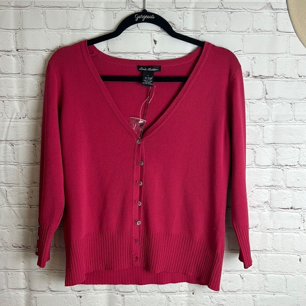 NWT LINDA MATTHEWS BLOUSE